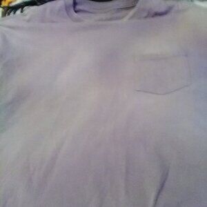 Tan Cotton S/S XL T Shirt w/ breast pocket